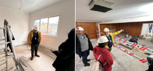 Osorno: 60% de avance llevan obras de mejoramiento de edificio que alberga 3 centros para salud mental