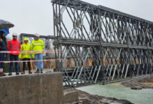 Obras de construcción de nuevo puente Chichintahue en Alto Bío Bío presentan un 70% de avance